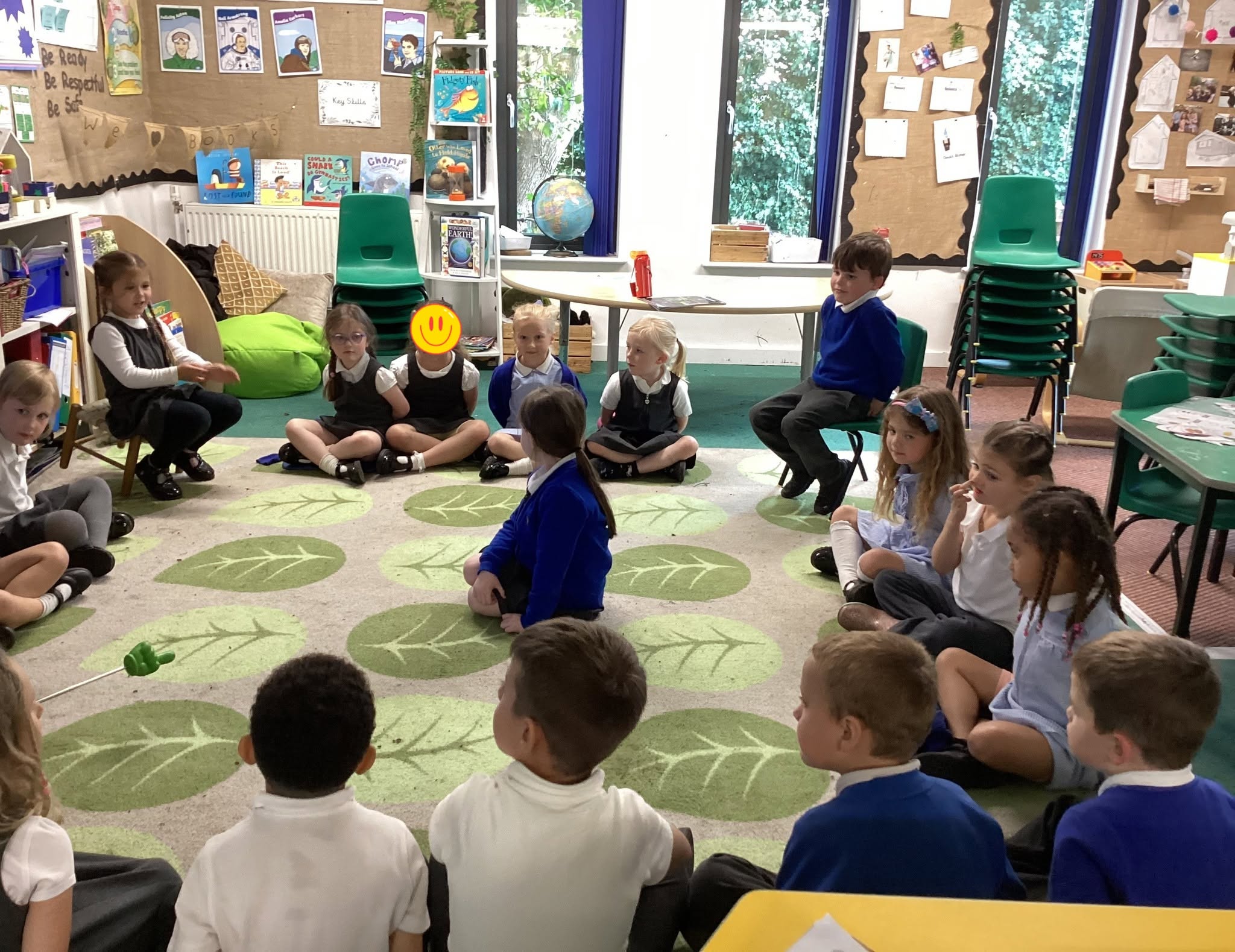 Pupils from Woolpit Primary School